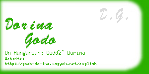 dorina godo business card